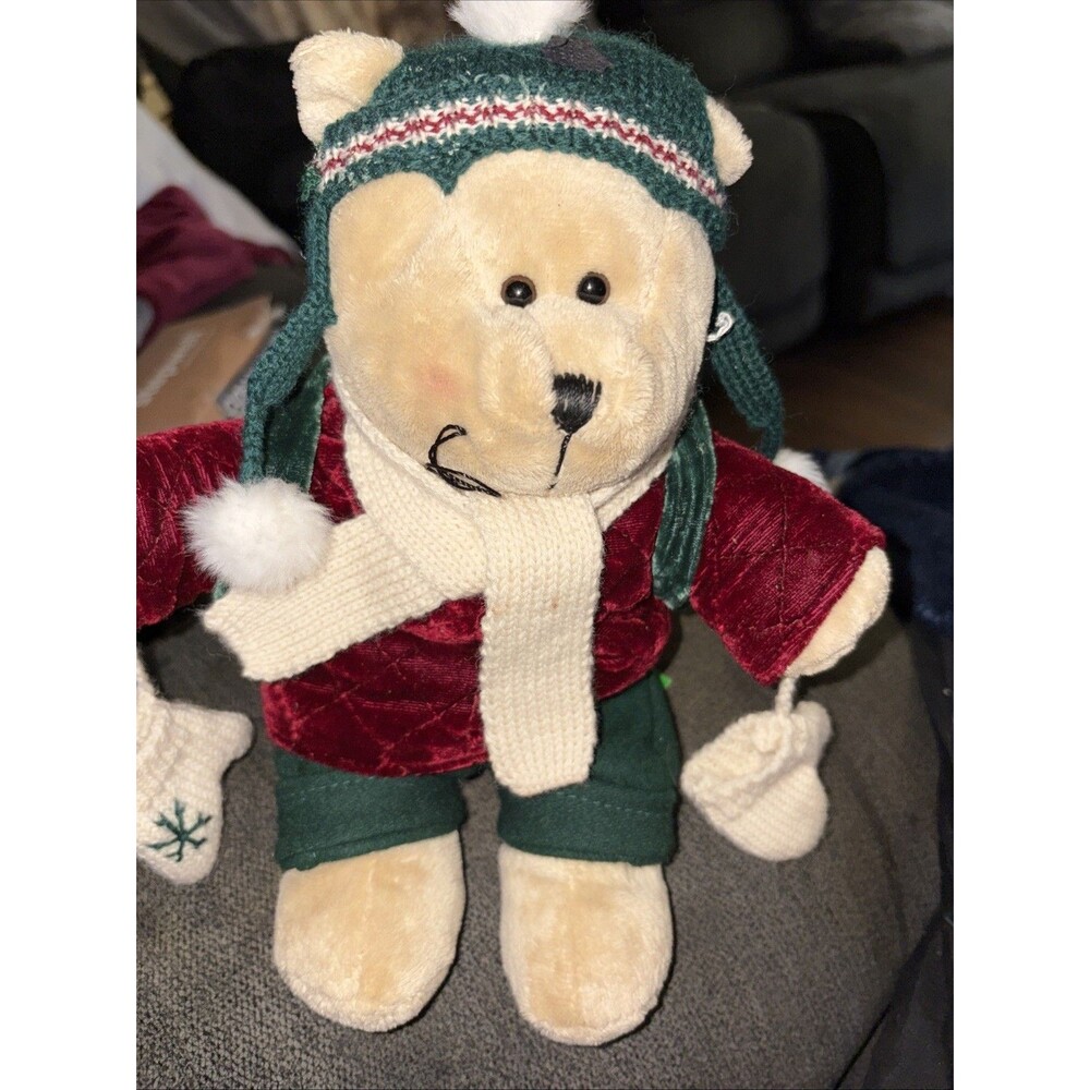 2005 Starbucks 42nd Edition Bearista Collection 10" Plush Christmas Bear Winter